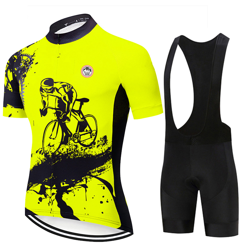 Cycling Gear Jersey - Wielertrui Pak 2024 Nieuwe Mannen Zomer