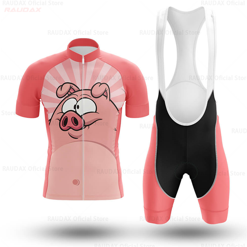 Grappige varkenscartoon anime  - Cycling Gear Jersey recensie en prijs