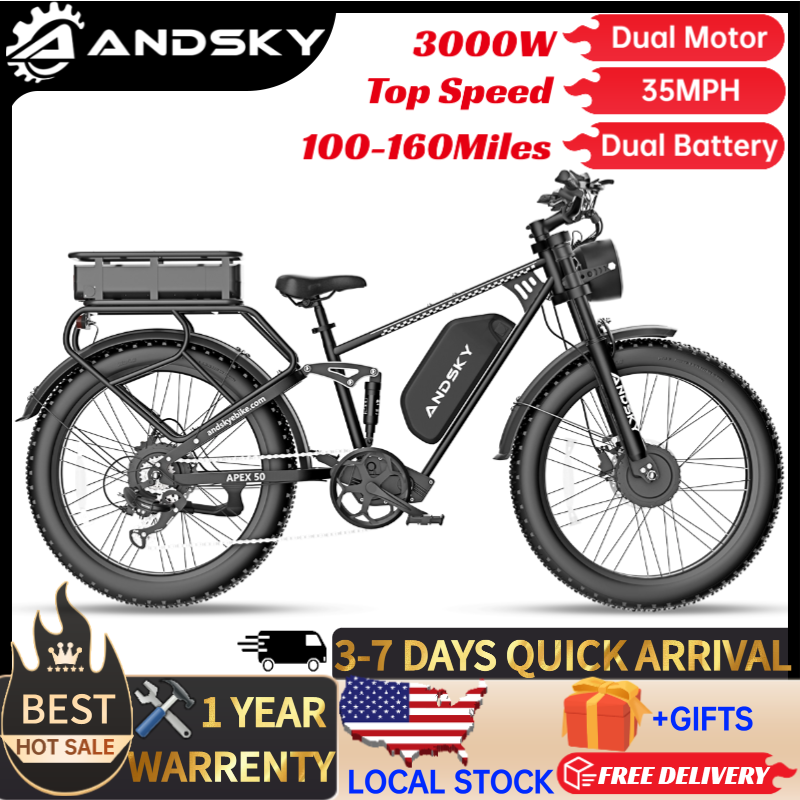 ANDSKY Apex50 AWD Elektrische  - Carbon Bike Frame recensie en prijs